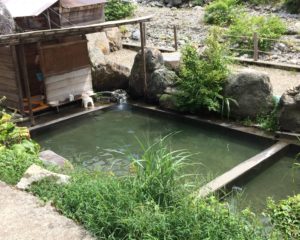 露天風呂　男湯　全景