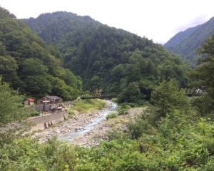 祖母谷橋と祖母谷温泉