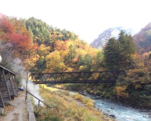 祖母谷山小屋前からの眺め