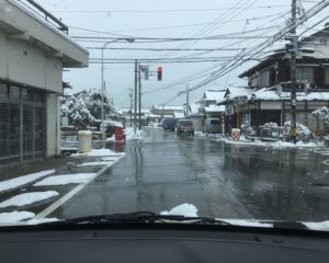 ⑩宇奈月町　熊野交差点前　旧道