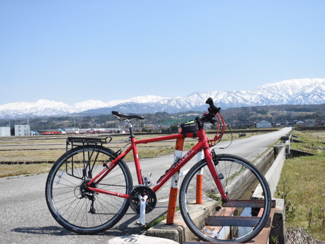 愛車と北アルプス