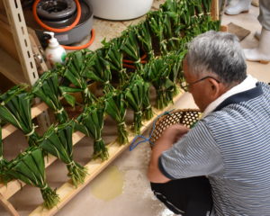 茹でた後の水切り