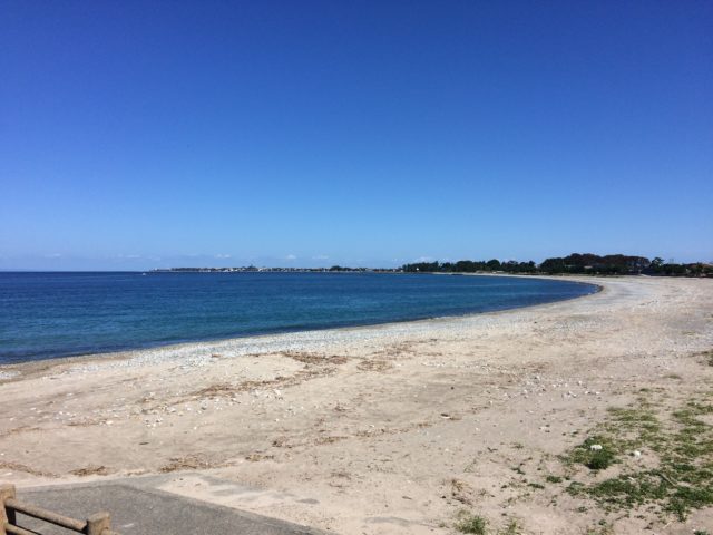 晴れた日の石田浜