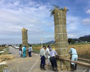 400kgを超える松明が２つ