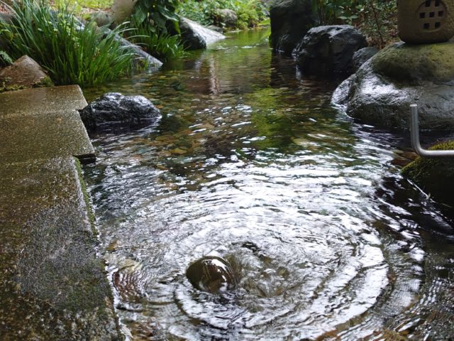 お寺の中にあります